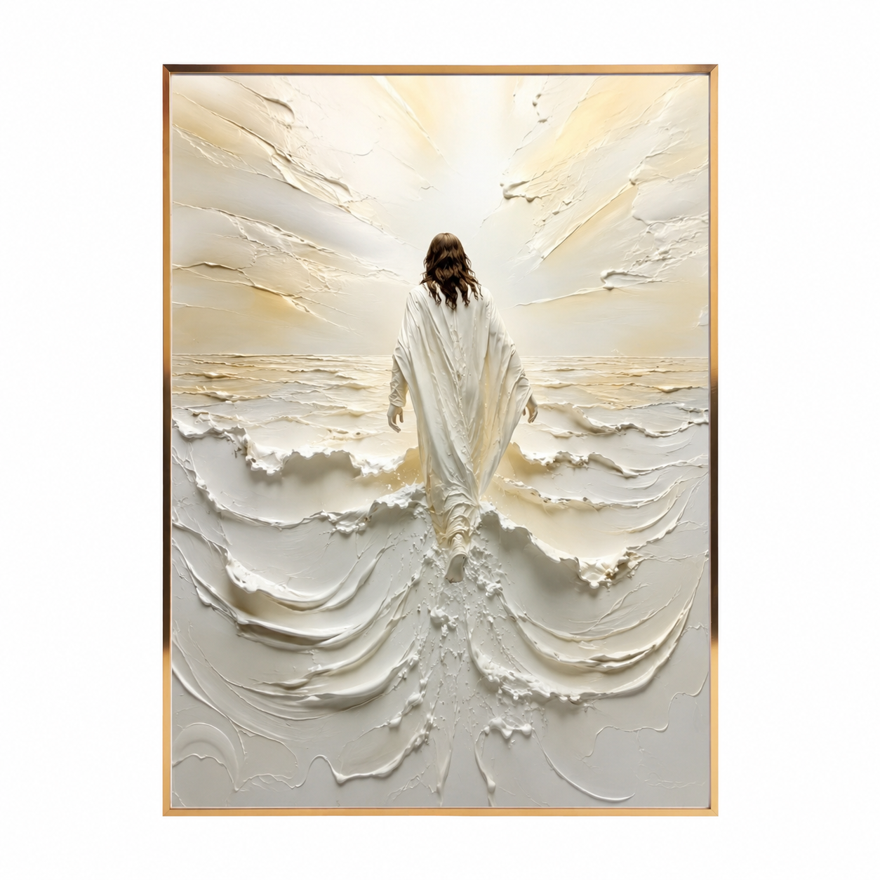Jesus Walking on the White Sea