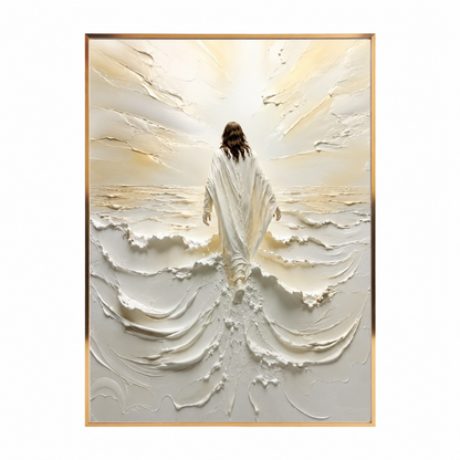 Jesus Walking on the White Sea