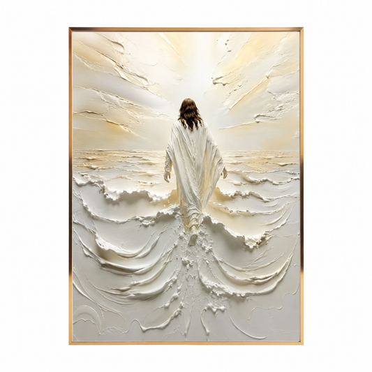 Jesus Walking on the White Sea